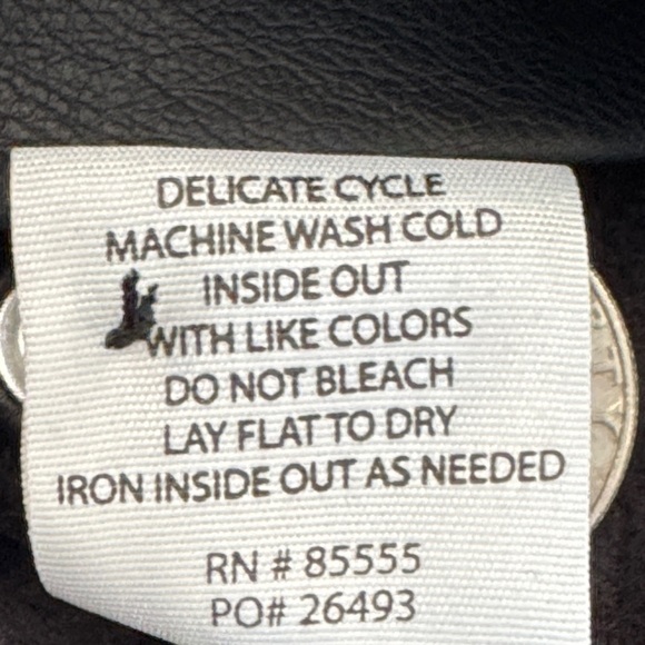 Pistola Adina Black Puff Sleeve Black Faux Leather Blouse Size S - Picture 11 of 15